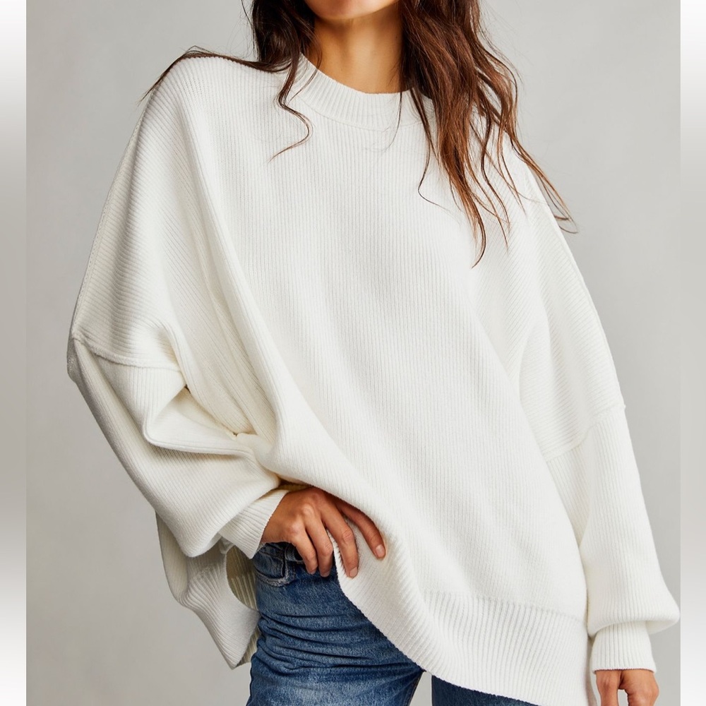 Free People Cream Sweater - Picture 2 of 6
